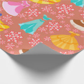 Prinses jurk inpakpapier (Hoek)