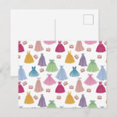 Prinses Jurken Sprookjesachtig Meisje Patroon Briefkaart (Voorkant / Achterkant)