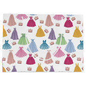 Prinses Jurken Sprookjesachtig Meisje Patroon Groot Cadeauzakje (Achterkant)