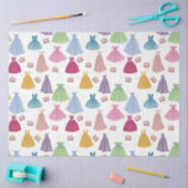 Prinses Jurken Sprookjesachtig Meisje Patroon Tissuepapier (Craft)