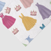 Prinses Jurken Sprookjesachtig Meisje Patroon Tissuepapier (Detail)