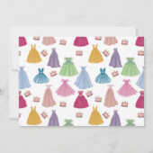 Prinses Jurken Sprookjesmeisje Foto Verjaardag Kaart (Achterkant)