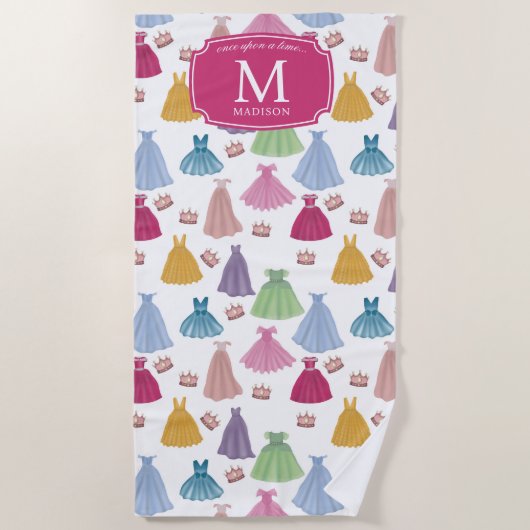 Prinses Jurken Sprookjesmeisje Strandlaken (Voorkant)