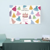 Prinses Jurken Sprookjesmeisje Verjaardag Spandoek (Beurs)