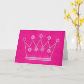 prinses kaart (Gele Bloem)