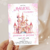 Prinses Kasteel 1e Verjaardagsfeest Kaart