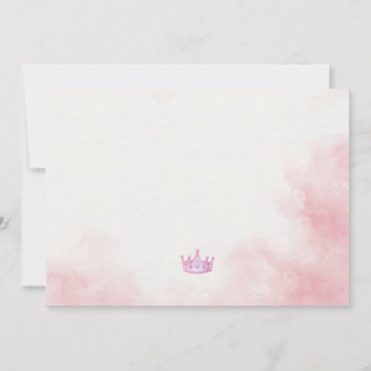 Prinses kasteel kaart (Achterkant)