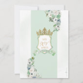 Prinses Kasteel Koninklijke Munt Groene Quinceaner Kaart (Achterkant)