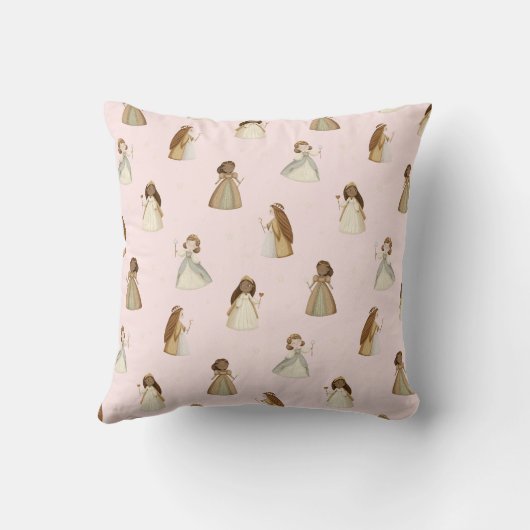 Prinses Kasteel met naam Kussen (Achterkant)