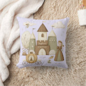 Prinses Kasteel met naam Kussen (Deken)