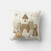 Prinses Kasteel met naam Kussen (Voorkant)