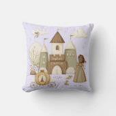 Prinses Kasteel met naam Kussen (Voorkant)