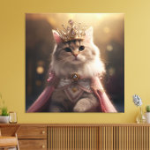 Prinses kat afbeelding voor decoreren canvas afdruk (Insitu (Woonkamer))