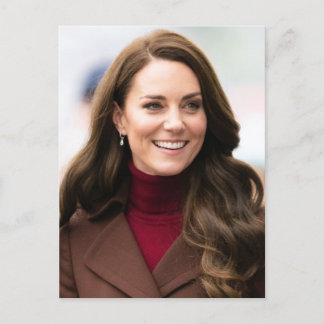 Prinses Kate bruin gestileerd Briefkaart