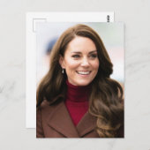 Prinses Kate bruin gestileerd Briefkaart (Voorkant / Achterkant)