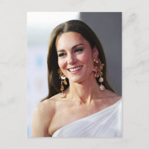 Prinses Kate wit gestileerd Briefkaart