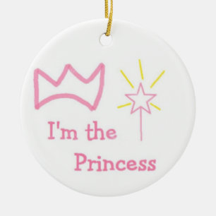 Prinses Keramisch Ornament