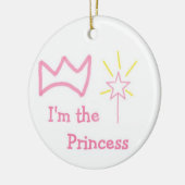 Prinses Keramisch Ornament (Links)
