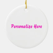 Prinses Keramisch Ornament (Achterkant)