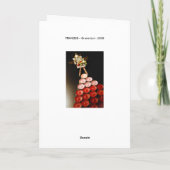 Prinses Kerstmis of Verjaardag groet Feestdagen Kaart (Achterkant)