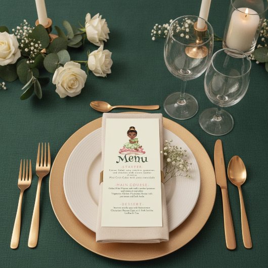 Prinses Kikker Baby Shower Menu