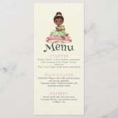 Prinses Kikker Baby Shower Menu (Voorkant)