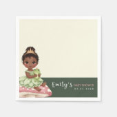 Prinses Kikker Baby Shower Servetten (Voorkant)