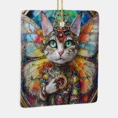Prinses Kitty Kat van de Vlinder Vleugel Brigade Keramisch Ornament (Rechts)