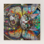 Prinses Kitty Kat van de Vlinder Vleugel Brigade Legpuzzel (Horizontaal)