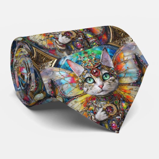 Prinses Kitty Kat van de Vlinder Vleugel Brigade Stropdas (Opgerold)