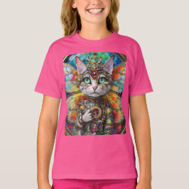 Prinses Kitty Kat van de Vlinder Vleugel Brigade T-shirt