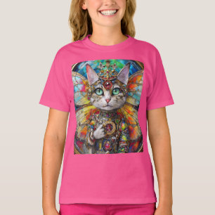 Prinses Kitty Kat van de Vlinder Vleugel Brigade T-shirt