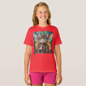 Prinses Kitty Kat van de Vlinder Vleugel Brigade T-shirt (Voorkant volledig)