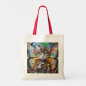 Prinses Kitty Kat van de Vlinder Vleugel Brigade Tote Bag (Achterkant)