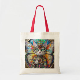 Prinses Kitty Kat van de Vlinder Vleugel Brigade Tote Bag