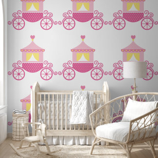 Prinses koets behang