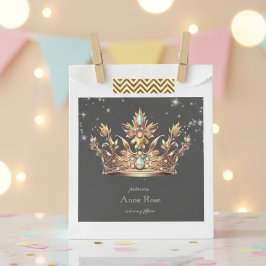 Prinses koninklijke verjaardag bedankzakje