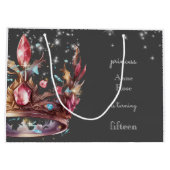 Prinses koninklijke verjaardag groot cadeauzakje (Achterkant)