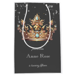 Prinses koninklijke verjaardag medium cadeauzakje