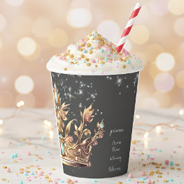 Prinses koninklijke verjaardag papieren bekers