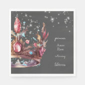 Prinses koninklijke verjaardag servet (Voorkant)