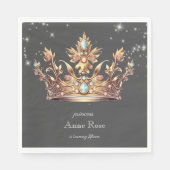 Prinses koninklijke verjaardag servet (Voorkant)