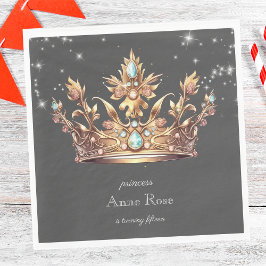 Prinses koninklijke verjaardag servet