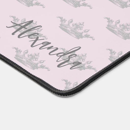  Prinses Kroon Aangepaste Tekst Bureaumat (Hoek)