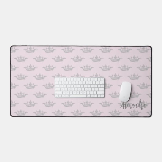  Prinses Kroon Aangepaste Tekst Bureaumat (Keyboard & Muis)