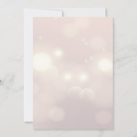 Prinses Kroon Glitter Drips Bokeh Verjaardag Kaart (Achterkant)