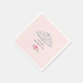 prinses, kroon, glitterkroon, servet (Hoek)