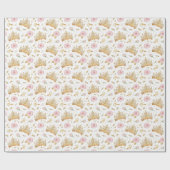 Prinses Kroon inpakpapier - Sprookjesverjaardag (Vlak)