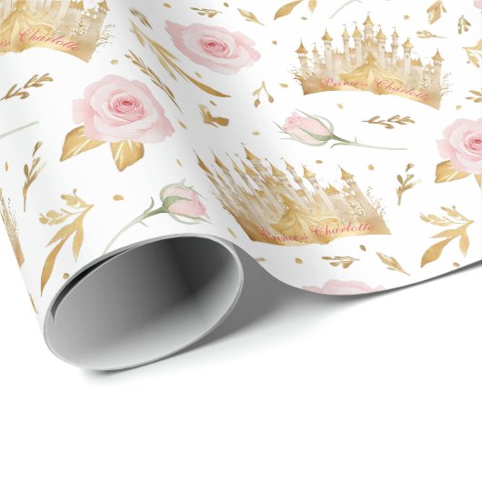 Prinses Kroon inpakpapier - Sprookjesverjaardag (Rol Hoek)