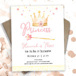 Prinses Kroon Roze 3e Meisje Verjaardag Budget<br><div class="desc">Schattigee waterverf Princess Crown met wand Verjaardag waterverf kunstwerk. Het thema van de verjaardag van de kinderprinses. Gemakkelijk te personaliseren. Ook beschikbaar als digitale download!</div>